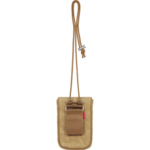Supreme Fat Tip Jacquard Denim Neck Pouch - Olive