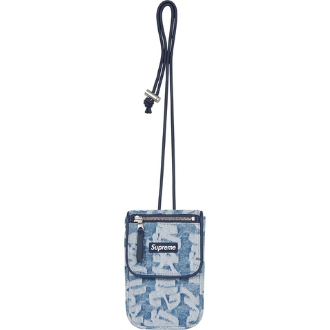 Fat Tip Jacquard Denim Neck Pouch - Supreme