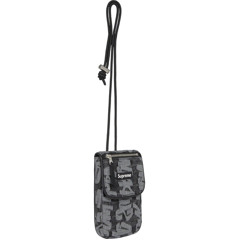 Fat Tip Jacquard Denim Neck Pouch - Supreme