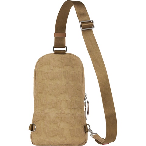 Fat Tip Jacquard Denim Sling Bag - Supreme