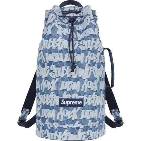 Fat Tip Jacquard Denim Backpack - Supreme