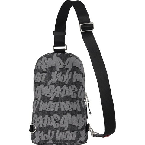バッグ Supreme Fat Tip Jacquard Denim SlingBag Supreme Fat Tip Jacquard Denim Sling Bag Blue – supergl0rious