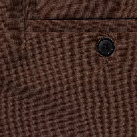 Supreme Pleated Trouser - Brown