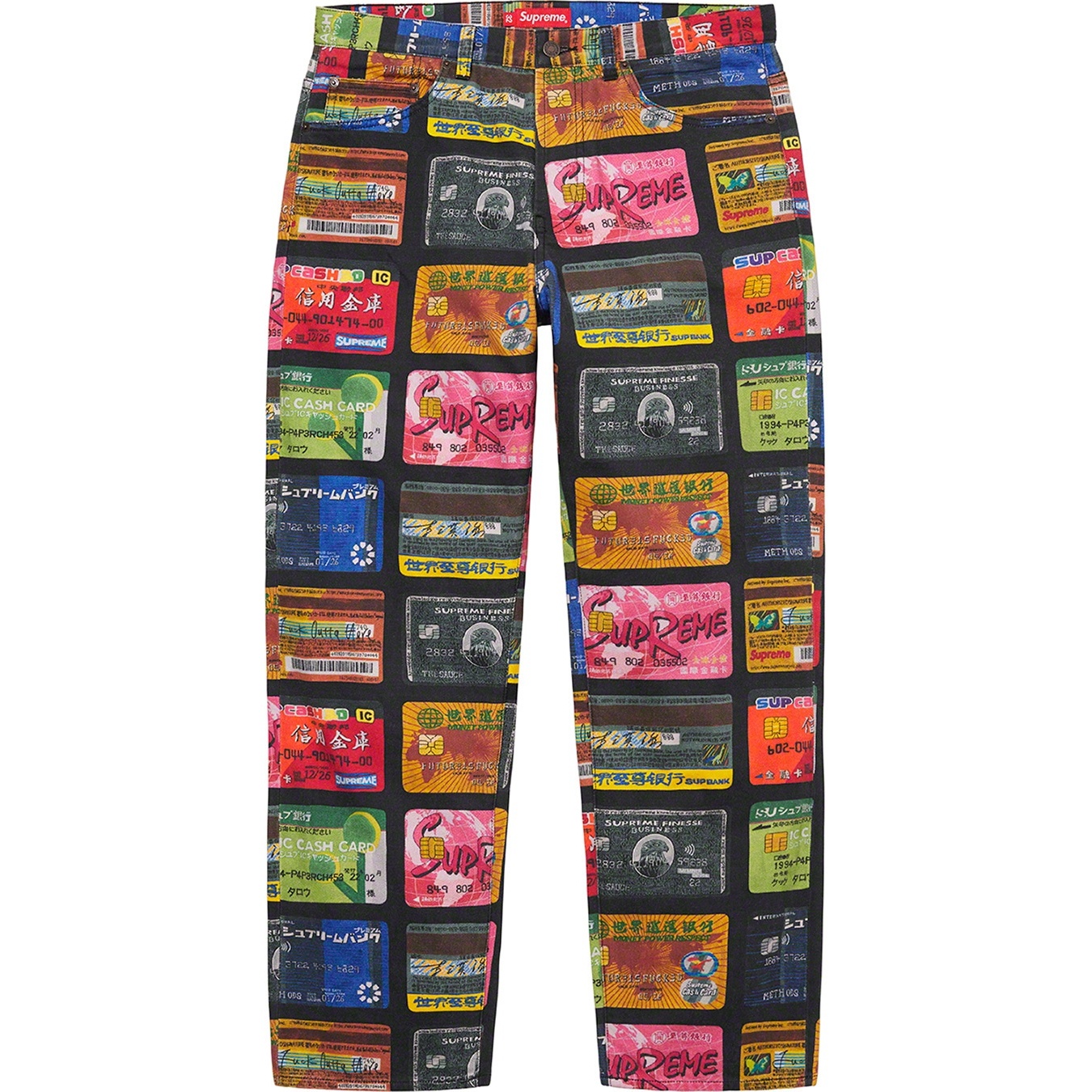 Supreme Credit Cards Regular Jean (SS22) - Multicolor - $178