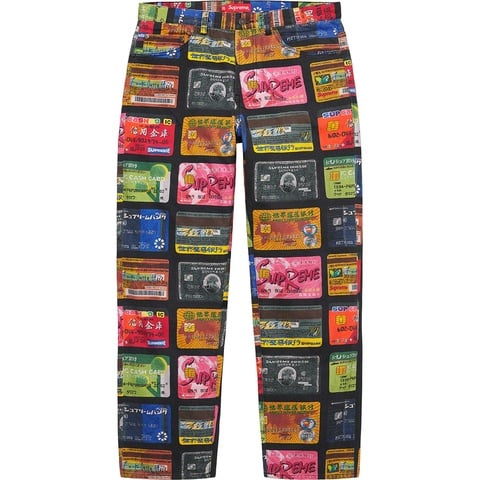 Supreme Credit Cards Regular Jean - Multicolor