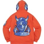Supreme Demon Zip Up Hooded Sweatshirt (SS22) - Burnt Orange