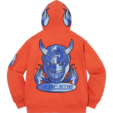 トップス supreme 22ss demon zip up hoodie Demon Zip Up Hooded Sweatshirt - Supreme