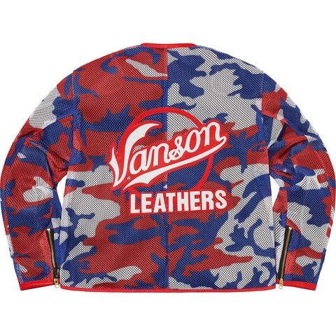 Supreme Supreme®/Vanson Leathers® Cordura® Mesh Jacket - Red Camo