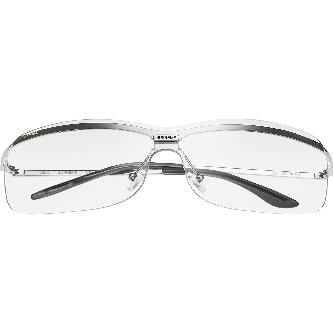 Supreme Velo Sunglasses (SS22) - Silver - $198