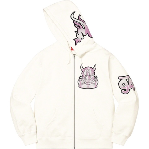 Demon Zip Up Hooded Sweatshirt - Supreme