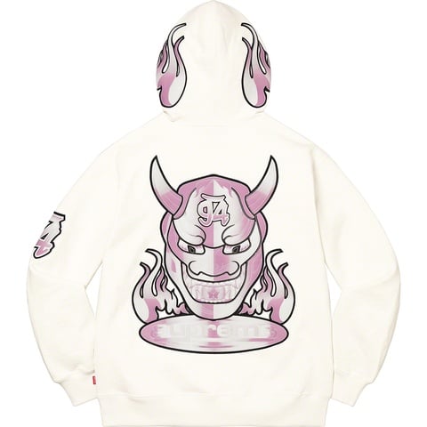 Demon Zip Up Hooded Sweatshirt - Supreme