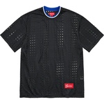 Supreme Perforated Stripe Warm Up Top (SS22) - Black
