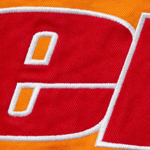 Supreme Hooded Twill Varsity Jacket - Orange