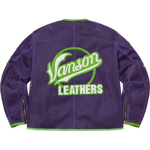 Supreme Supreme®/Vanson Leathers® Cordura® Mesh Jacket - Purple