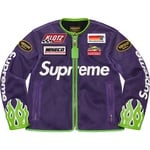 Supreme Supreme Vanson Leathers Cordura Mesh Jacket (SS22) - Purple