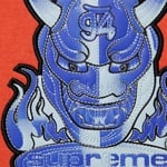 Supreme Demon Zip Up Hooded Sweatshirt (SS22) - Burnt Orange