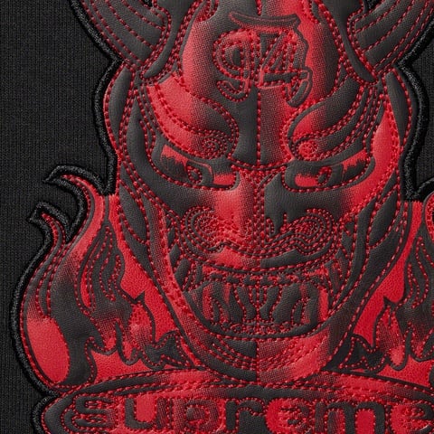 Demon Zip Up Hooded Sweatshirt - Supreme