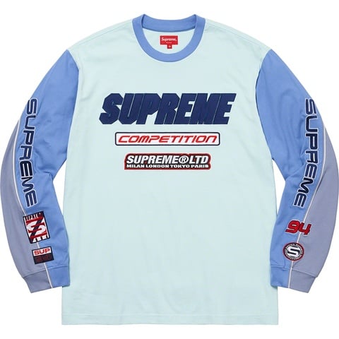 Supreme Competition L/S Top - Light Blue