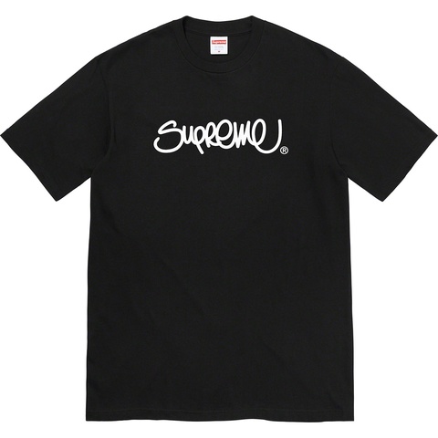Supreme Handstyle Tee - Black