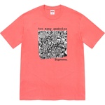 Supreme Too Many Assholes Tee (SS22) - Bright Coral