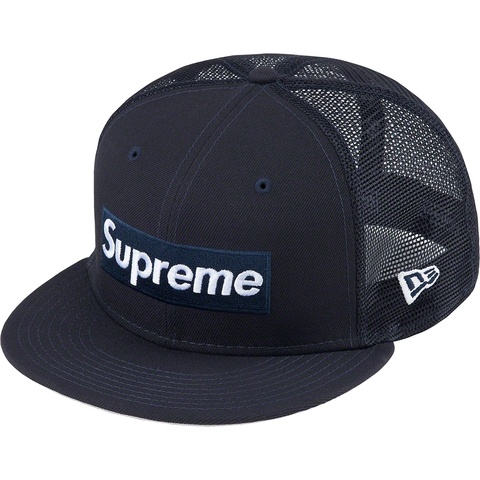 Supreme Box Logo Mesh Back New Era® - Navy