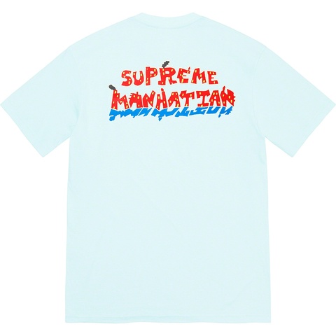 Supreme Manhattan Tee - Pale Blue