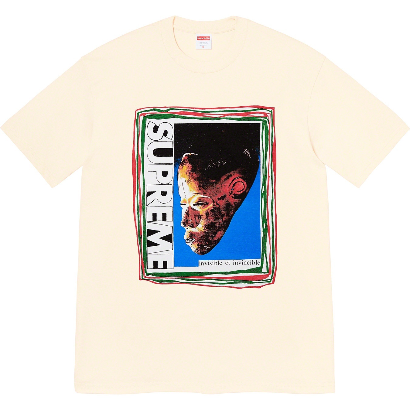 Supreme Mask Tee (SS22) - Natural - $40