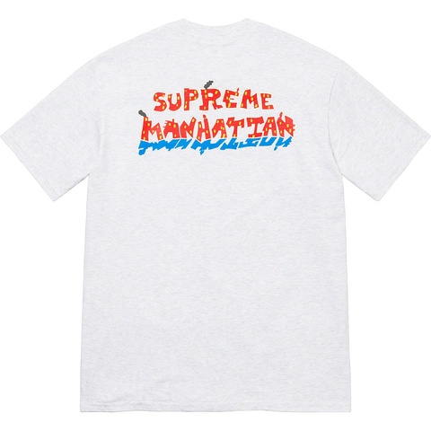 Supreme Manhattan Tee - Ash Grey