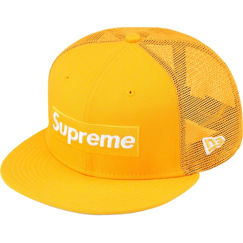 Supreme Box Logo Mesh Back New Era® - Yellow