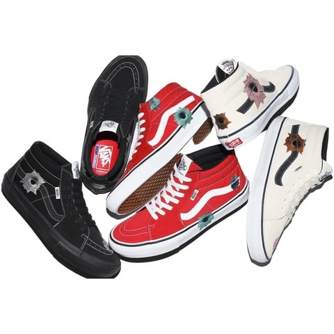 Supreme Supreme®/Vans®/Nate Lowman Skate Grosso Mid 