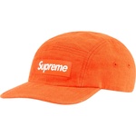 Supreme Linen Fitted Camp Cap (SS22) - Neon Orange