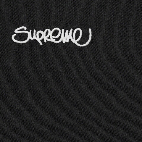 Supreme Washed Handstyle S/S Top - Black