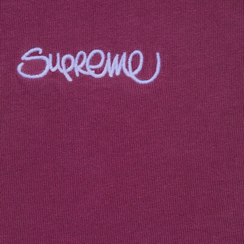 Supreme Washed Handstyle S/S Top - Plum