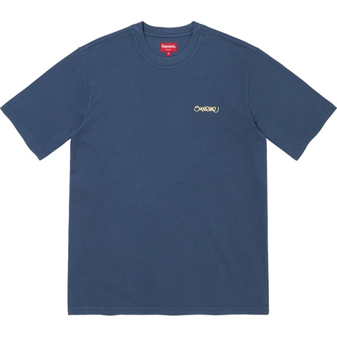 Supreme Washed Handstyle S/S Top - Blue