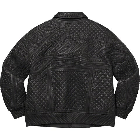 Studded Quilted Leather Jacket - fall/winter 2022 - Supreme