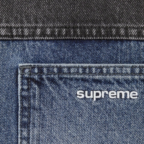 2-Tone Paneled Denim Jacket - fall/winter 2022 - Supreme