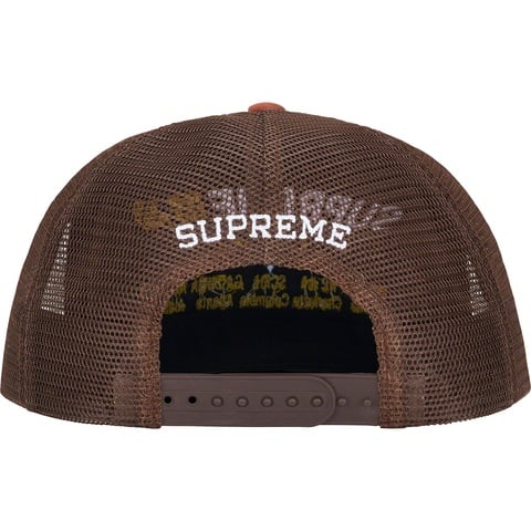 Supreme Transport Mesh Back 5-Panel - Brown