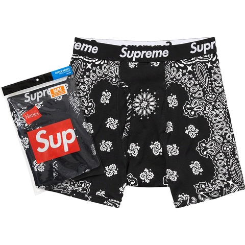 Supreme®/Hanes® Bandana Boxer Briefs (2 Pack) - Supreme