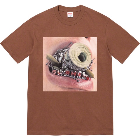 Supreme Braces Tee - Brown