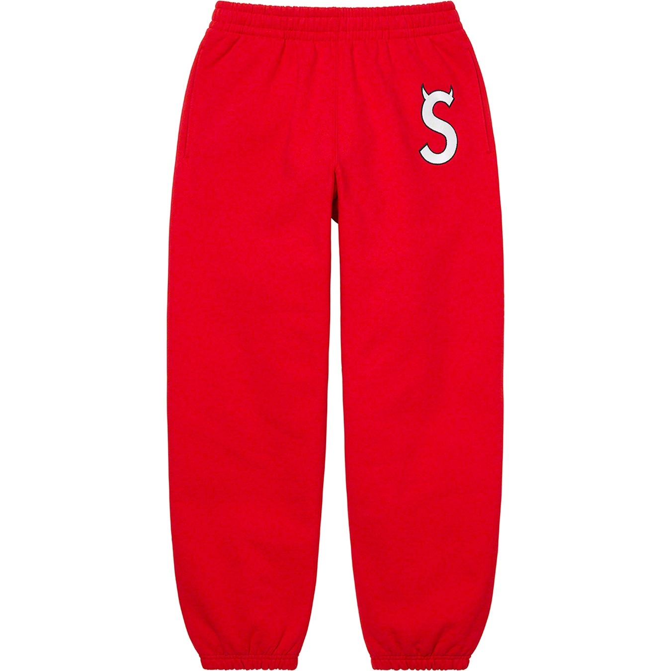 Supreme S Logo Sweatpant (FW22) - Red - $158