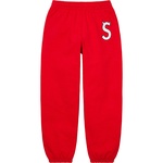 Supreme S Logo Sweatpant (FW22) - Red