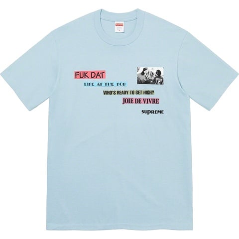 Supreme Joie De Vivre Tee - Dusty Blue