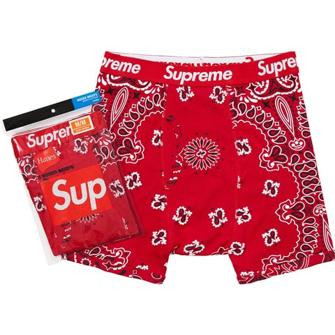 Supreme®/Hanes® Bandana Boxer Briefs (2 Pack) - Supreme