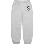 Supreme S Logo Sweatpant (FW22) - Heather Grey