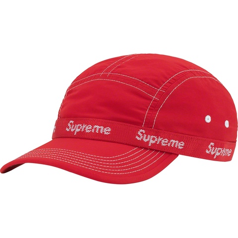 Supreme Double Weave Camp Cap レッド 14aw Webbing Camp Cap - fall/winter 2022 - Supreme