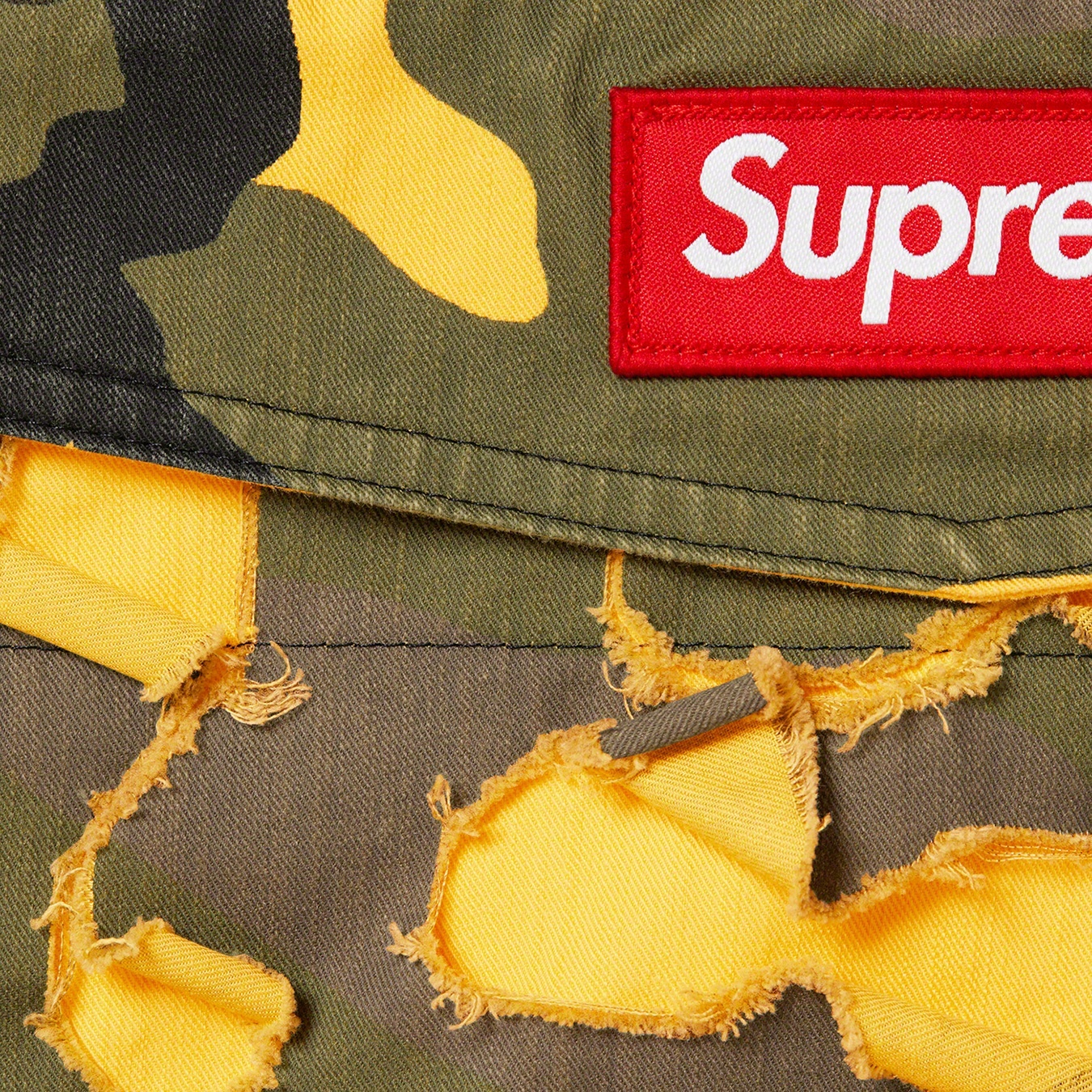 Supreme Supreme Griffin Anorak (FW22) - Yellow Camo - $398