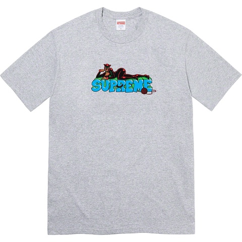 Supreme Catwoman Tee - Heather Grey