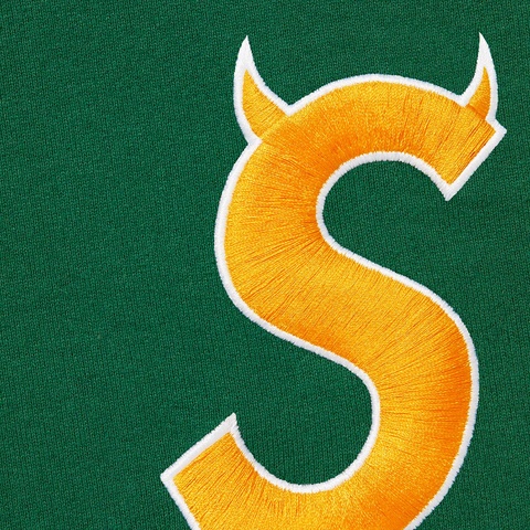 Supreme S Logo Hooded Sweatshirt - Dark Green