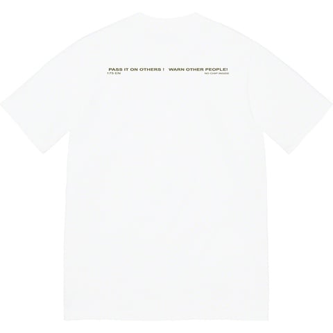Supreme Warning Tee - White