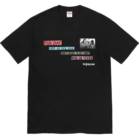 Supreme Joie De Vivre Tee - Black